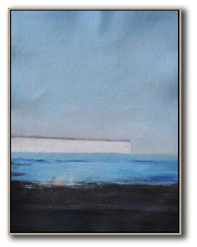 Vertical Abstract Landscape Art #DH20B - Click Image to Close